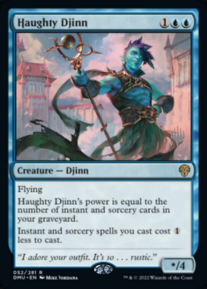 Haughty Djinn (Promo Pack) [Dominaria United Promos] | Cracking-Singles