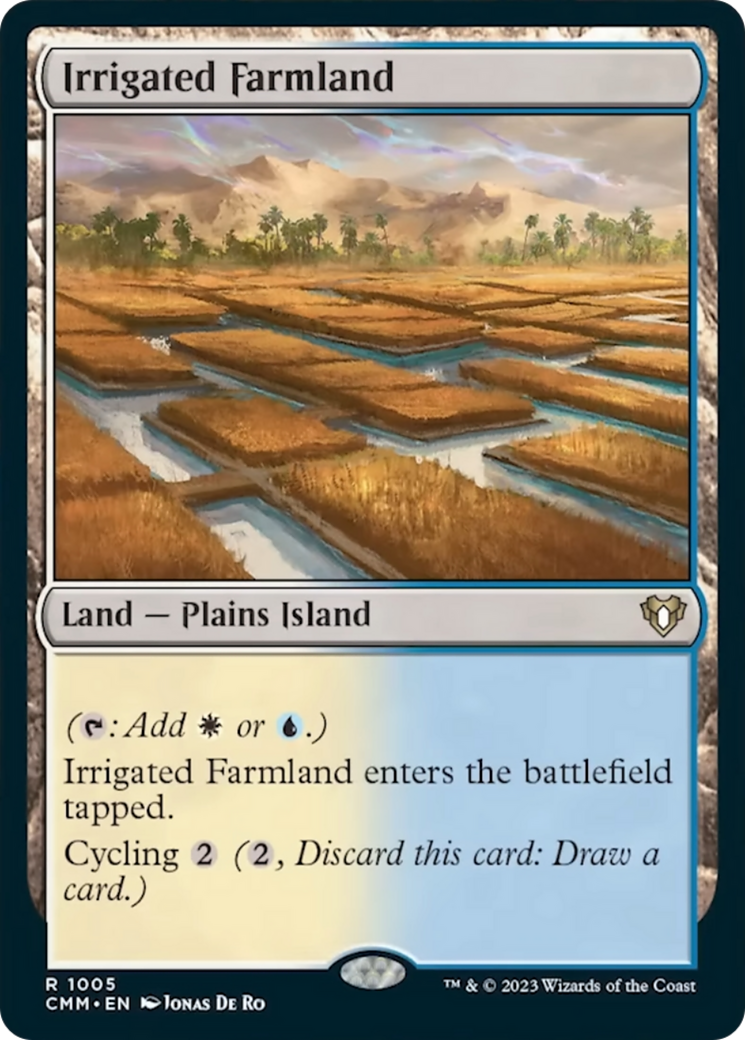 Irrigated Farmland [Commander Masters] | Cracking-Singles