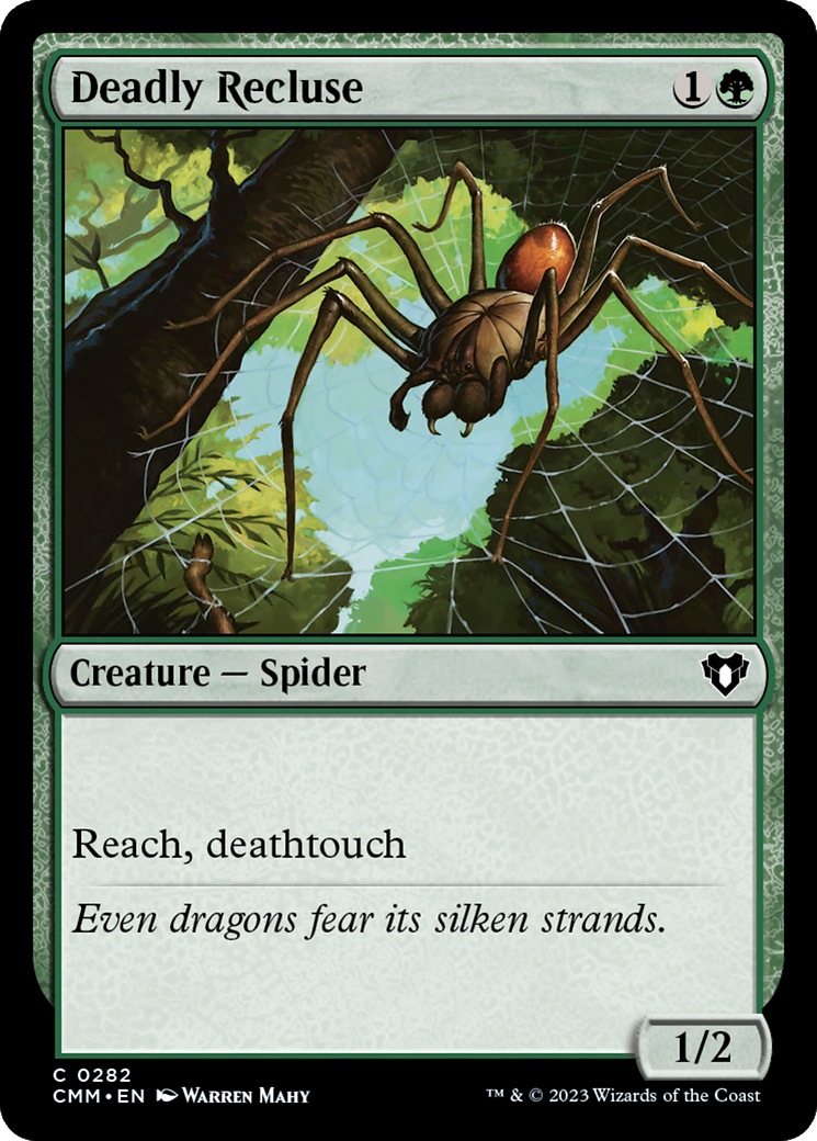 Deadly Recluse [Commander Masters] | Cracking-Singles