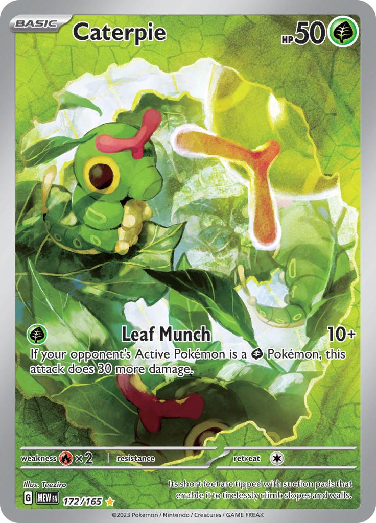 Caterpie (172/165) [Scarlet & Violet: 151] | Cracking-Singles