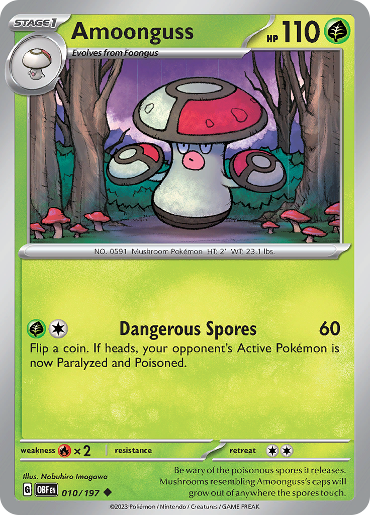 Amoonguss (010/197) [Scarlet & Violet: Obsidian Flames] | Cracking-Singles