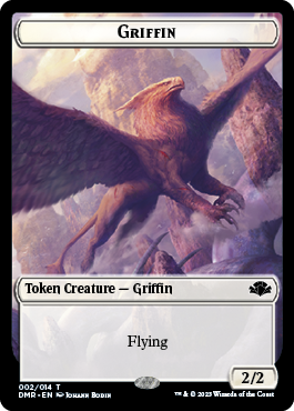 Griffin Token [Dominaria Remastered Tokens] | Cracking-Singles