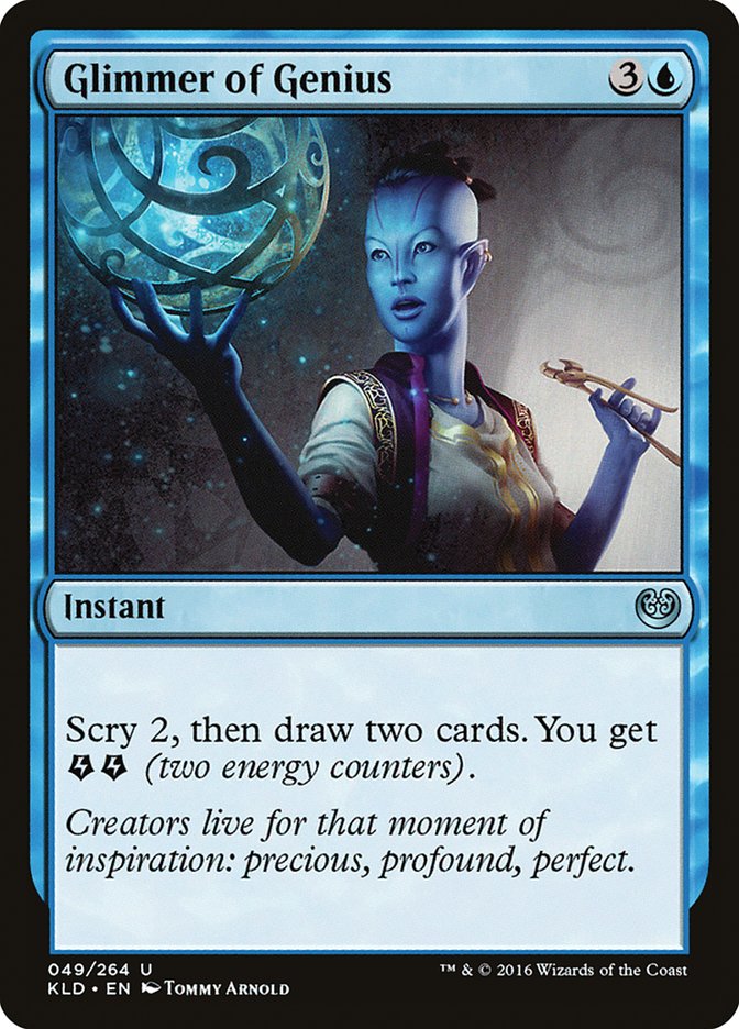 Glimmer of Genius [Kaladesh] | Cracking-Singles