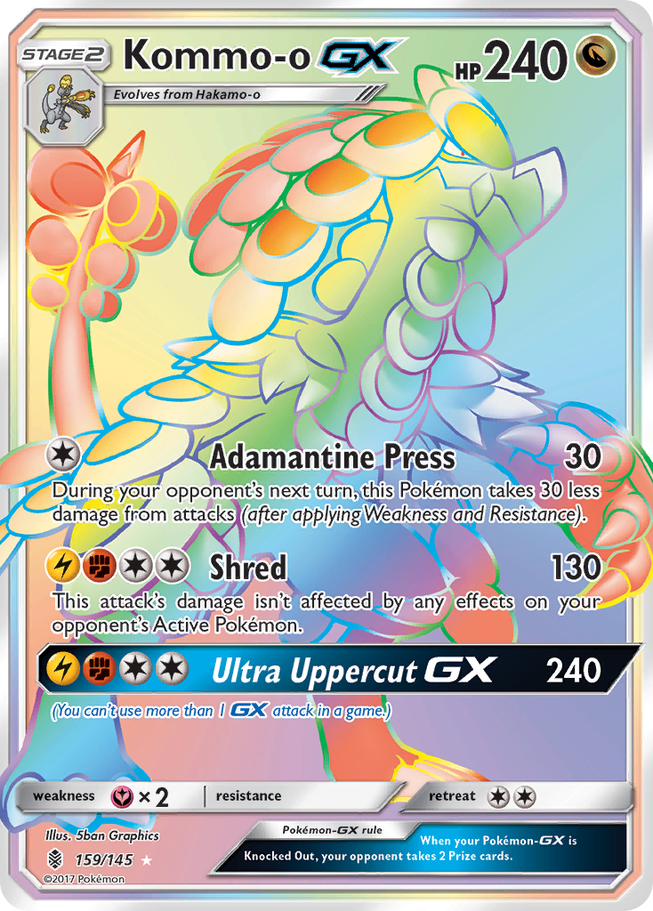 Kommo-o GX (159/145) [Sun & Moon: Guardians Rising] | Cracking-Singles