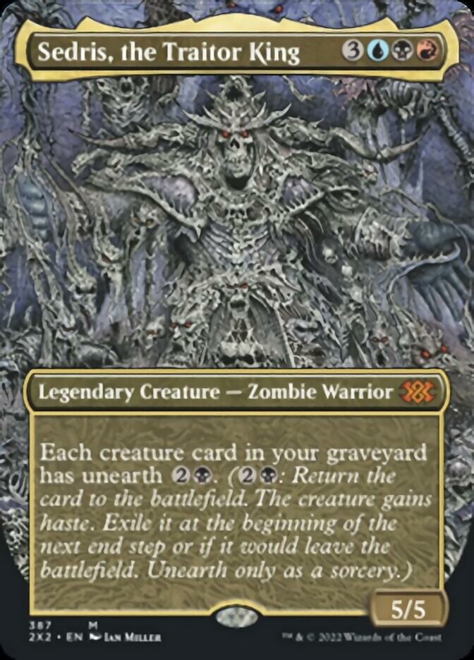 Sedris, the Traitor King (Borderless Alternate Art) [Double Masters 2022] | Cracking-Singles