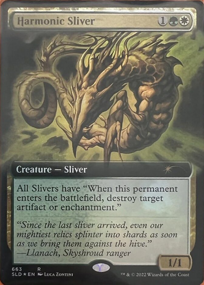 Harmonic Sliver (Extended Art) [Secret Lair Drop Promos] | Cracking-Singles