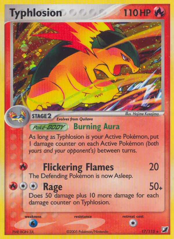 Typhlosion (17/115) [EX: Unseen Forces] | Cracking-Singles