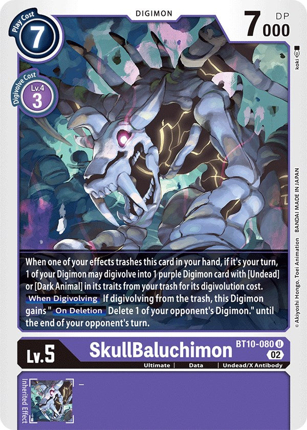 SkullBaluchimon [BT10-080] [Xros Encounter] | Cracking-Singles