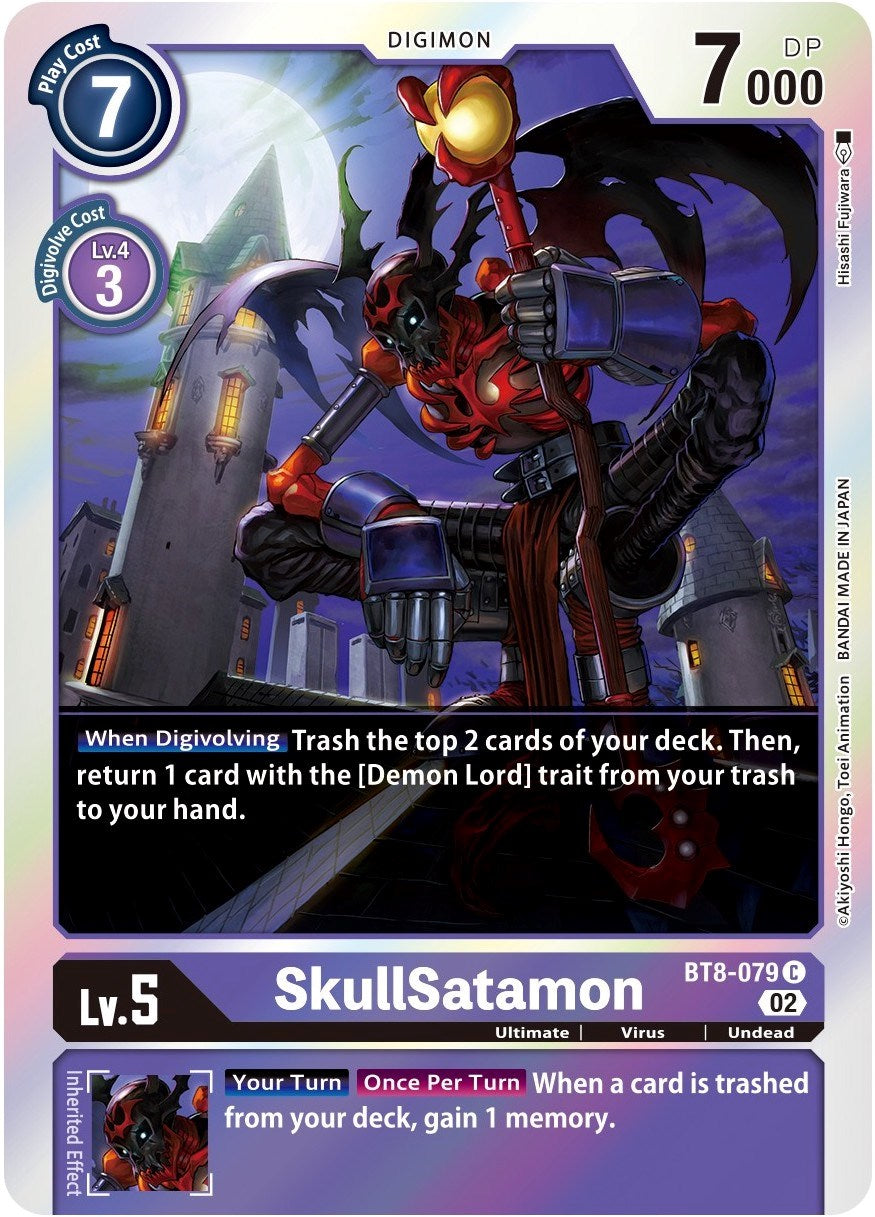 SkullSatamon [BT8-079] (Alternate Art) [Starter Deck: Beelzemon Advanced Deck Set] | Cracking-Singles