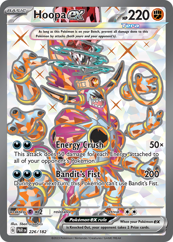 Hoopa ex (226/182) [Scarlet & Violet: Paradox Rift] | Cracking-Singles