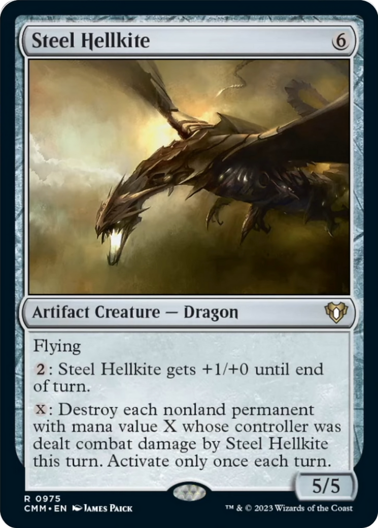 Steel Hellkite [Commander Masters] | Cracking-Singles