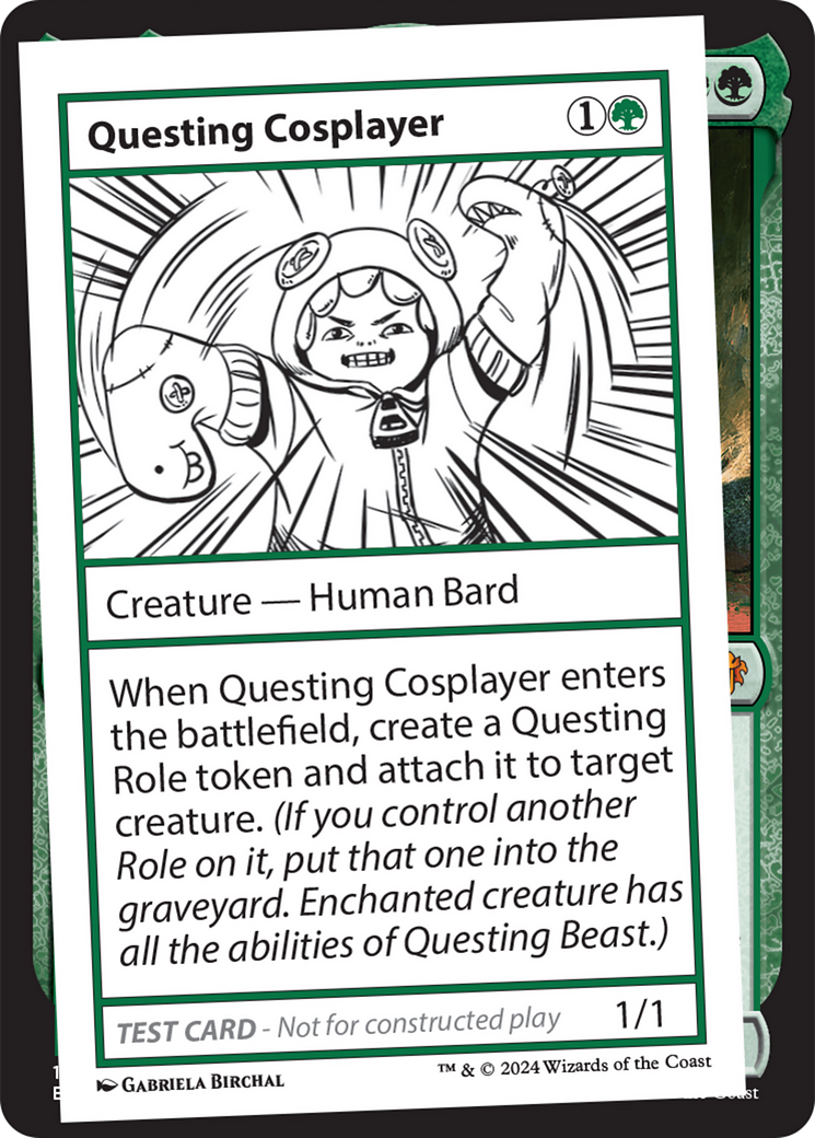 Questing Cosplayer [Mystery Booster 2 Playtest Cards] | Cracking-Singles