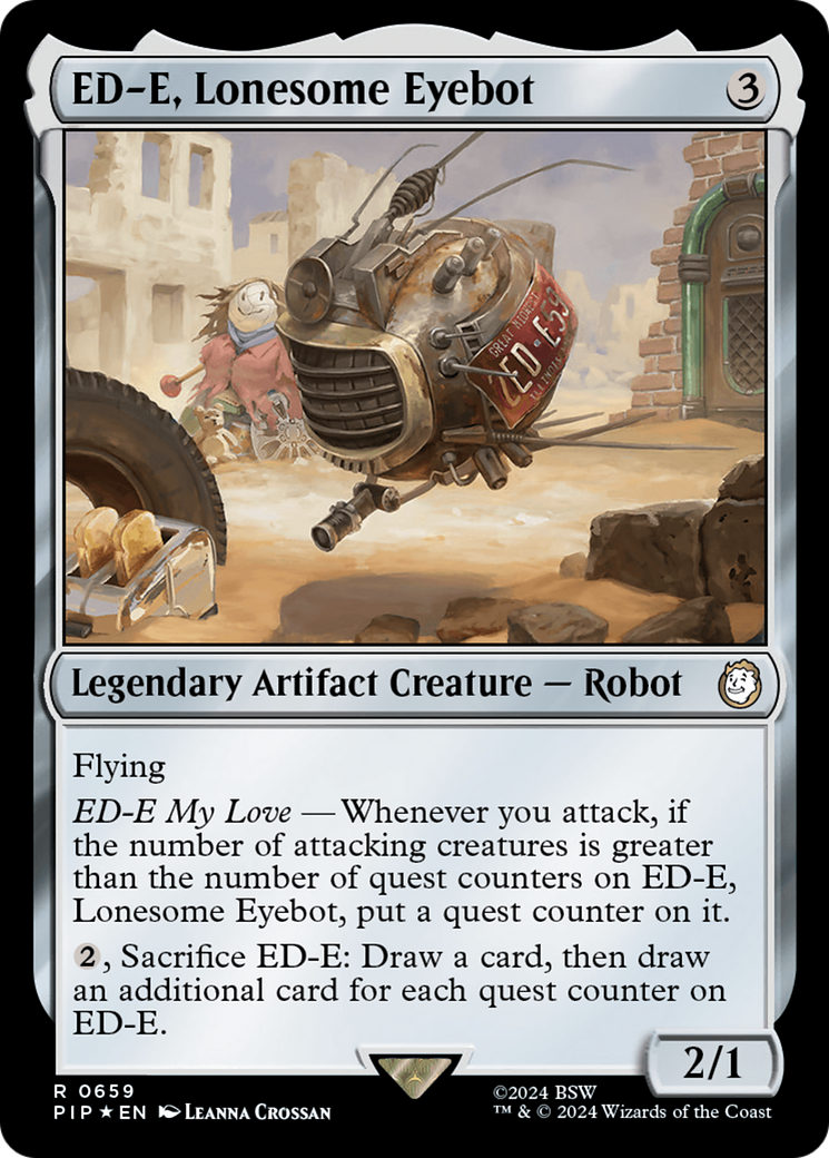 ED-E, Lonesome Eyebot (Surge Foil) [Fallout] | Cracking-Singles