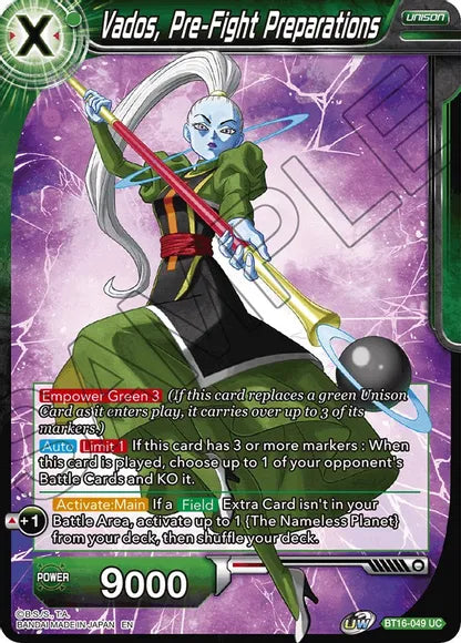 Vados, Pre-Fight Preparations (BT16-049) [Realm of the Gods] | Cracking-Singles