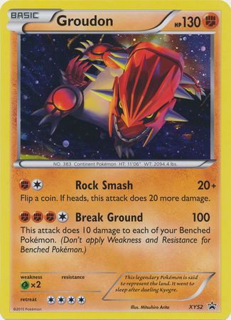 Groudon (XY52) (Jumbo Card) [XY: Black Star Promos] | Cracking-Singles