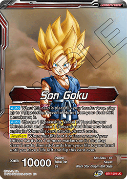 Son Goku // Son Goku, Pan, and Trunks, Space Adventurers (BT17-001) [Ultimate Squad] | Cracking-Singles