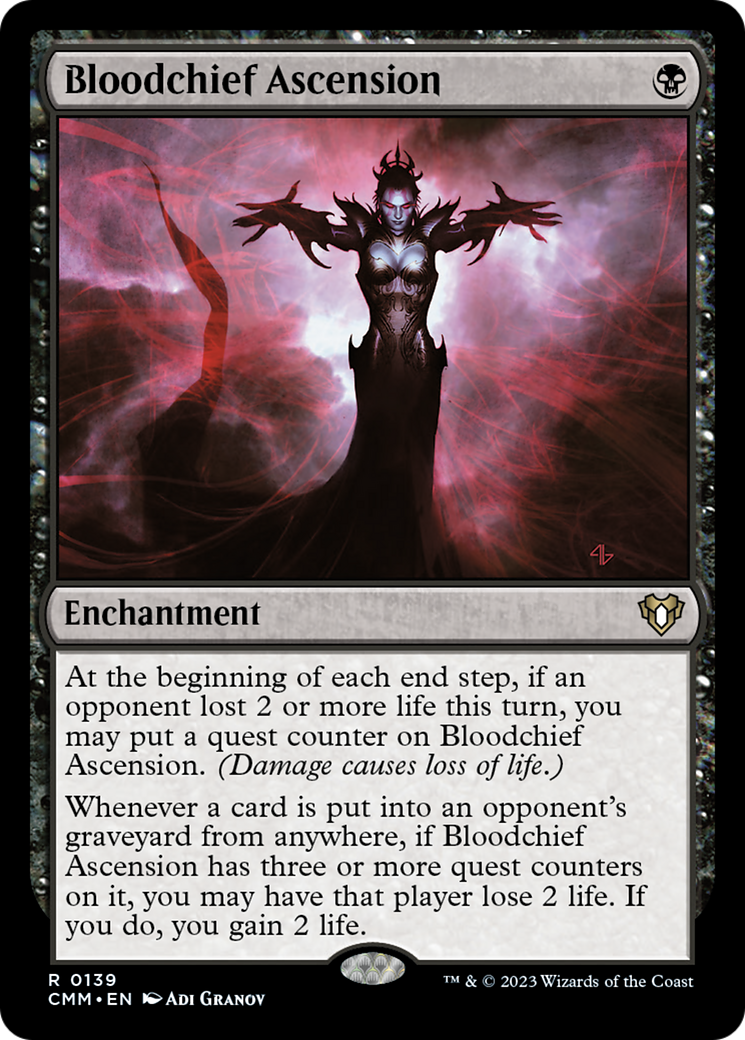 Bloodchief Ascension [Commander Masters] | Cracking-Singles