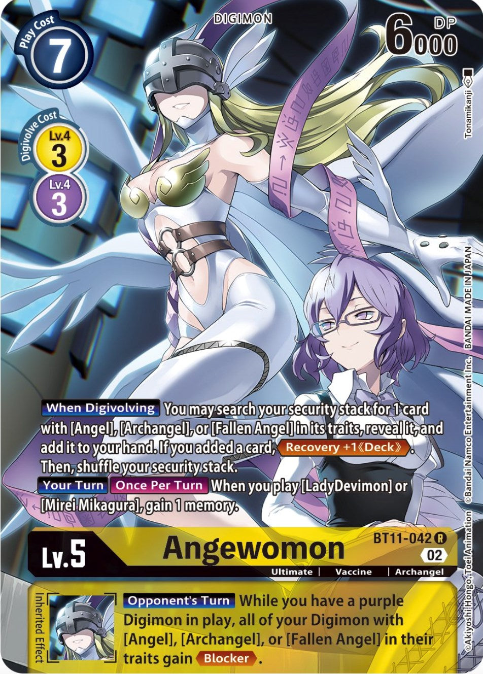 Angewomon [BT11-042] (Alternate Art) [Dimensional Phase] | Cracking-Singles