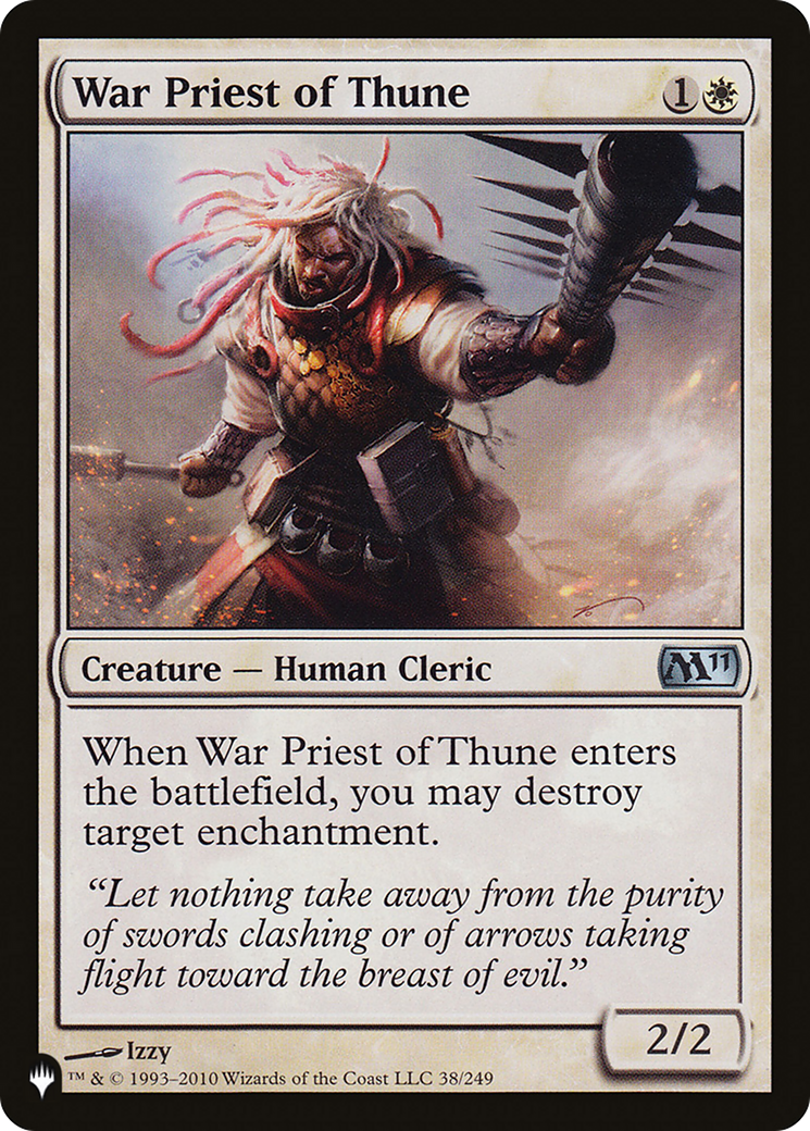 War Priest of Thune [The List Reprints] | Cracking-Singles