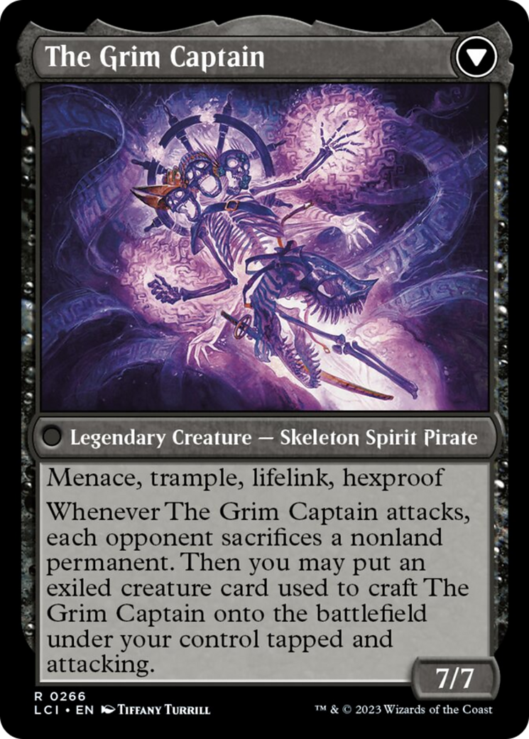 Throne of the Grim Captain // The Grim Captain [The Lost Caverns of Ixalan] | Cracking-Singles