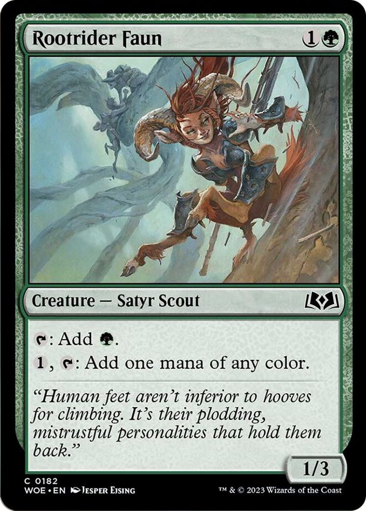 Rootrider Faun [Wilds of Eldraine] | Cracking-Singles