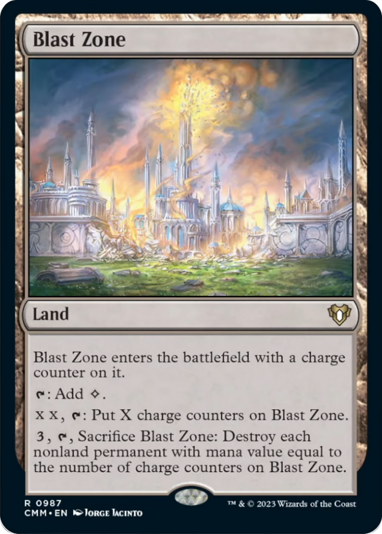 Blast Zone [Commander Masters] | Cracking-Singles