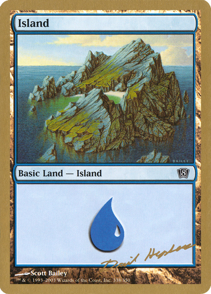 Island (dh338) (Dave Humpherys) [World Championship Decks 2003] | Cracking-Singles