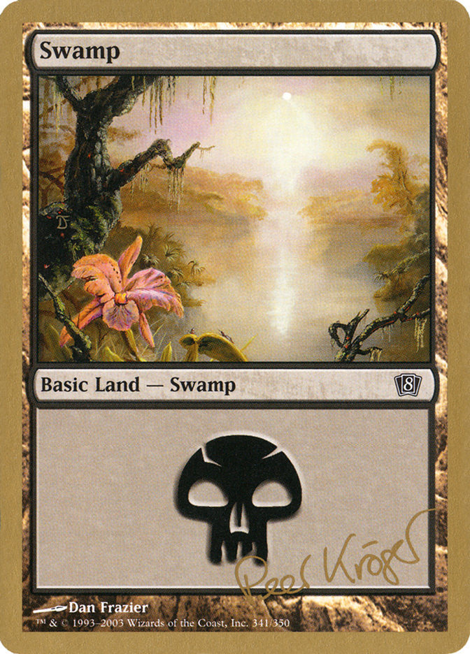 Swamp (pk341) (Peer Kroger) [World Championship Decks 2003] | Cracking-Singles