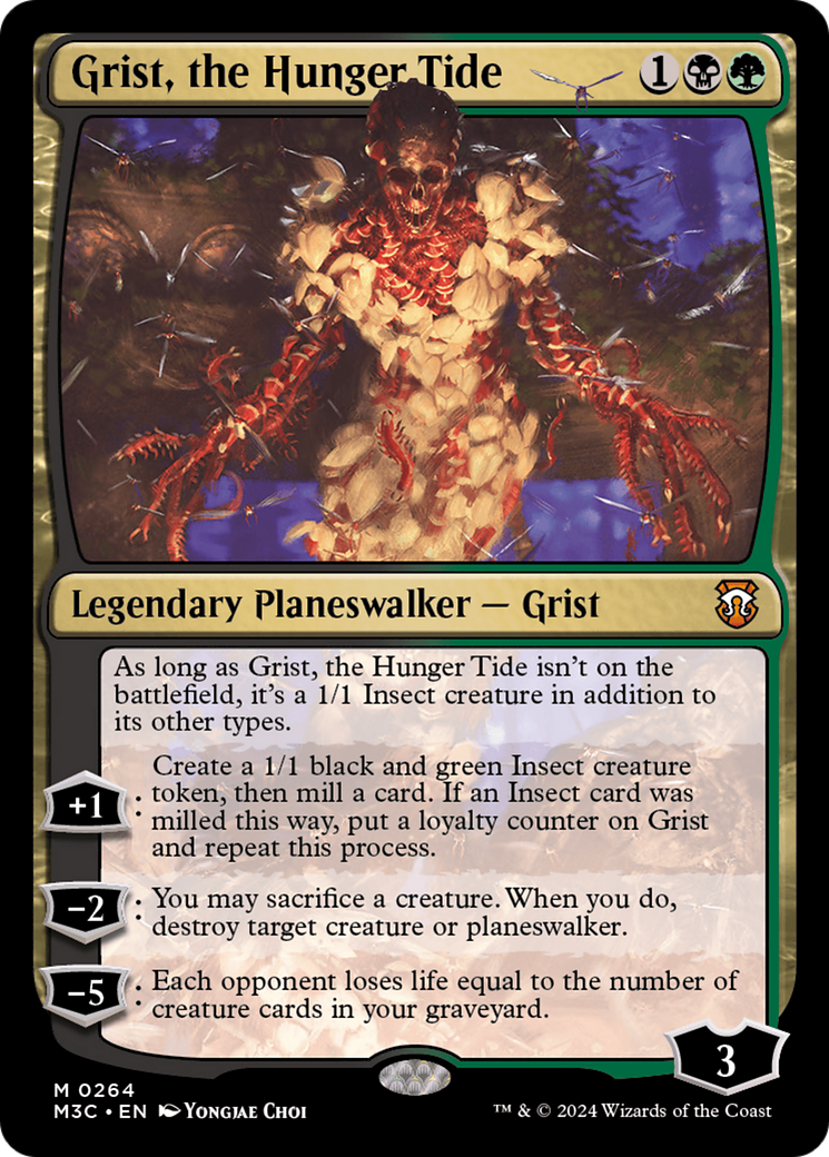 Grist, the Hunger Tide (Ripple Foil) [Modern Horizons 3 Commander] | Cracking-Singles