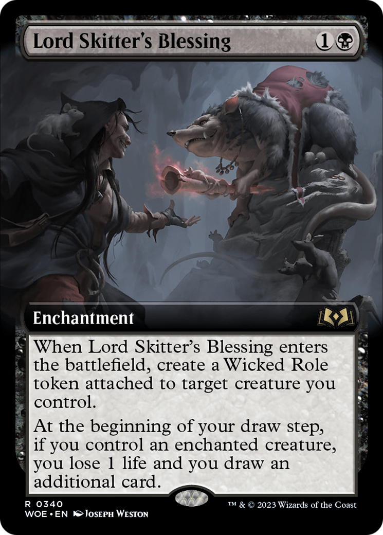 Lord Skitter's Blessing (Extended Art) [Wilds of Eldraine] | Cracking-Singles