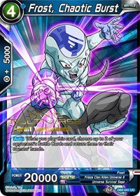 Frost, Chaotic Burst (Divine Multiverse Draft Tournament) (DB2-041) [Tournament Promotion Cards] | Cracking-Singles