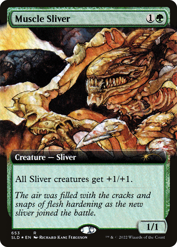 Muscle Sliver (Extended Art) [Secret Lair Drop Promos] | Cracking-Singles