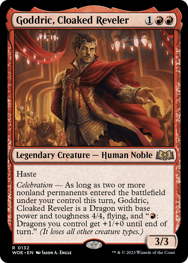 Goddric, Cloaked Reveler [Wilds of Eldraine] | Cracking-Singles