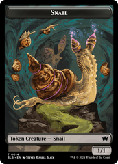 Snail // Thundertrap Trainer Double-Sided Token [Bloomburrow Tokens] | Cracking-Singles