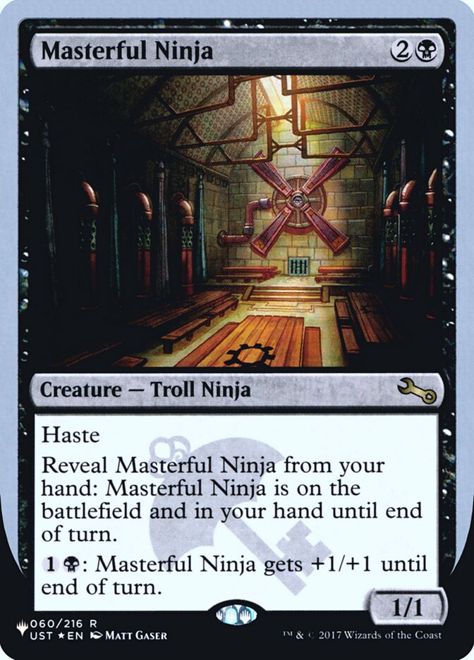 Masterful Ninja (Unfinity Foil Edition) [The List] | Cracking-Singles