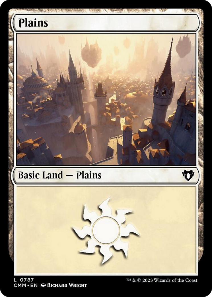 Plains (787) [Commander Masters] | Cracking-Singles