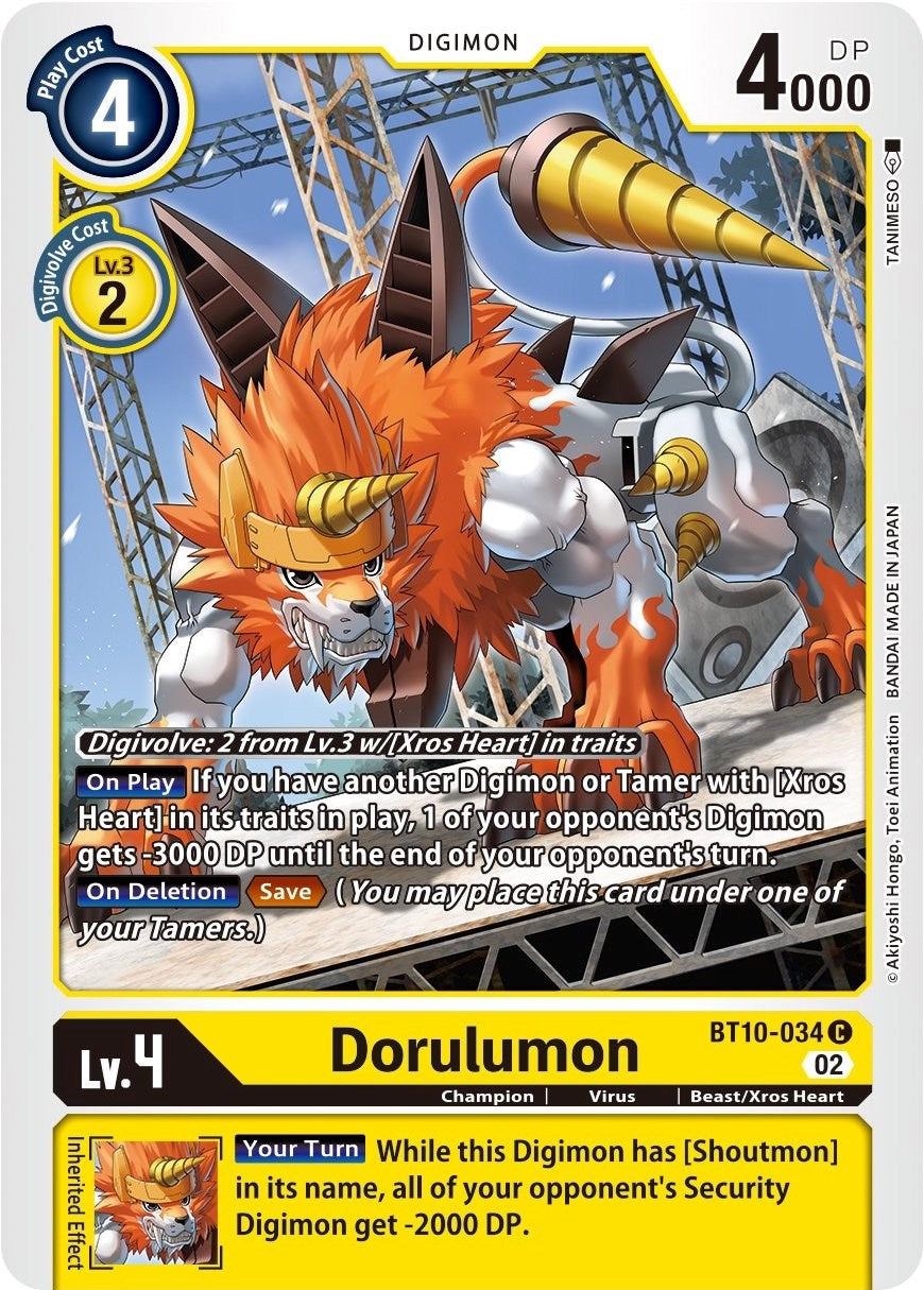 Dorulumon [BT10-034] [Xros Encounter] | Cracking-Singles