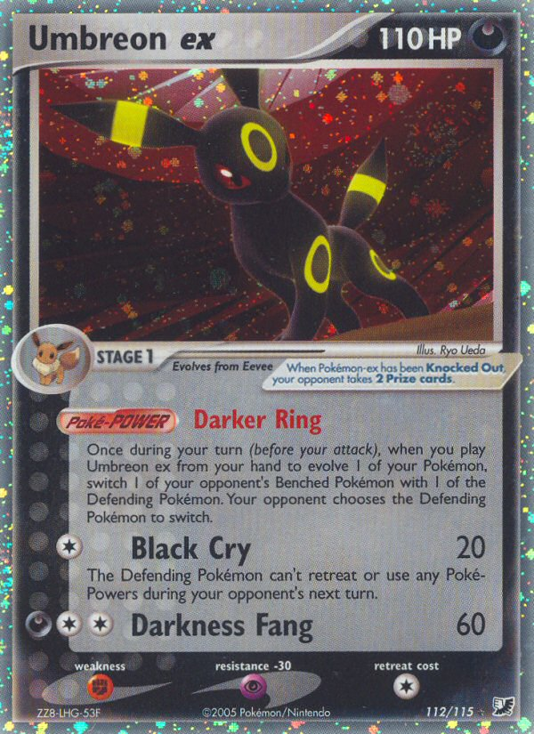 Umbreon ex (112/115) [EX: Unseen Forces] | Cracking-Singles