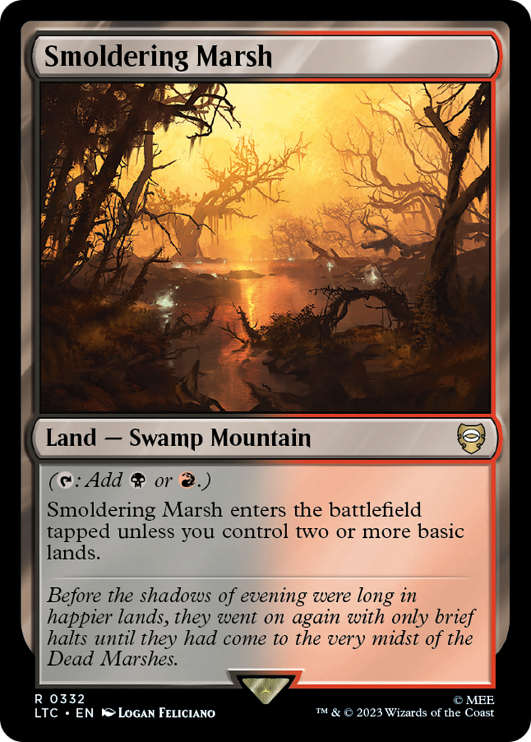 Smoldering Marsh [The Lord of the Rings: Tales of Middle-Earth Commander] | Cracking-Singles