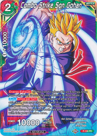 Combo Strike Son Gohan (Shop Tournament: Assault of Saiyans) (P-130) [Promotion Cards] | Cracking-Singles