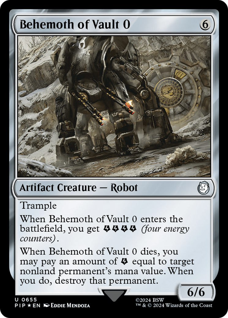 Behemoth of Vault 0 (Surge Foil) [Fallout] | Cracking-Singles