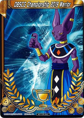 DBSCG Championship 2019 Warrior (Merit Card) - Universe 7 "Beerus" (7) [Tournament Promotion Cards] | Cracking-Singles