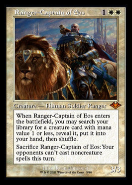 Ranger-Captain of Eos (Retro Foil Etched) [Modern Horizons] | Cracking-Singles