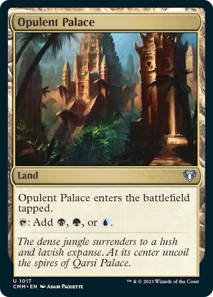 Opulent Palace [Commander Masters] | Cracking-Singles