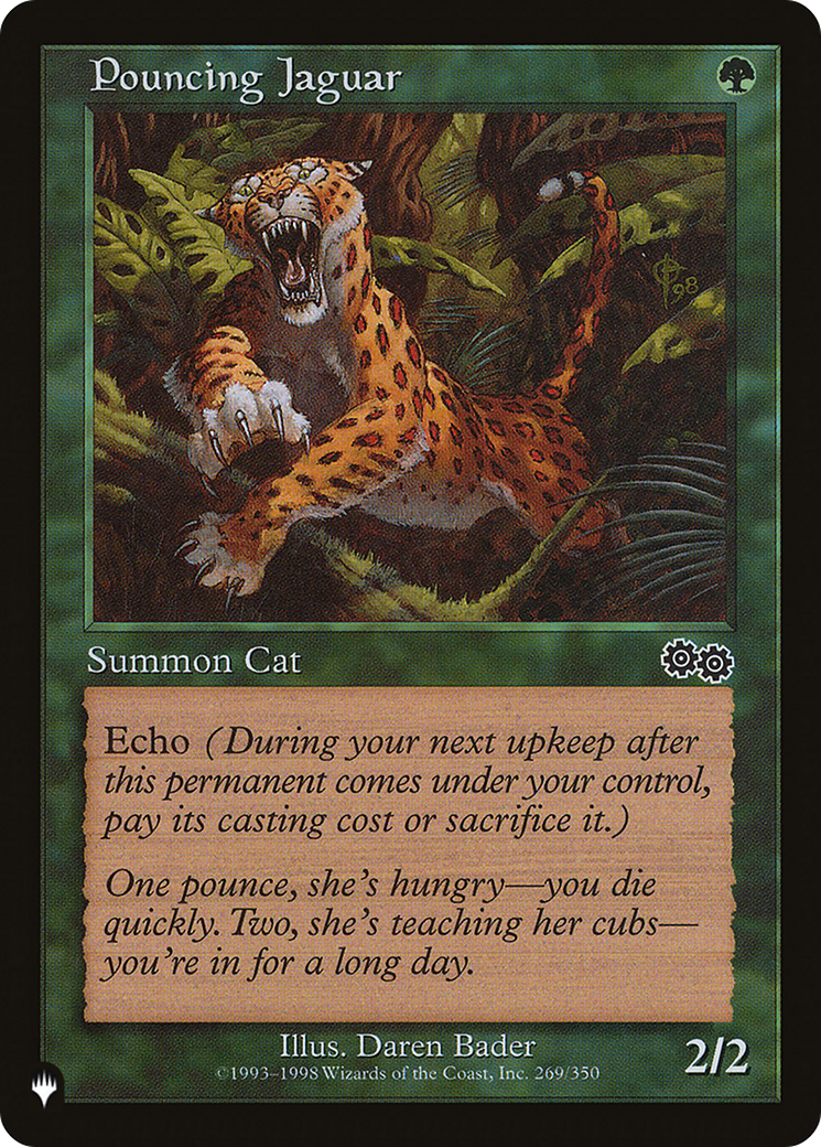 Pouncing Jaguar [The List] | Cracking-Singles