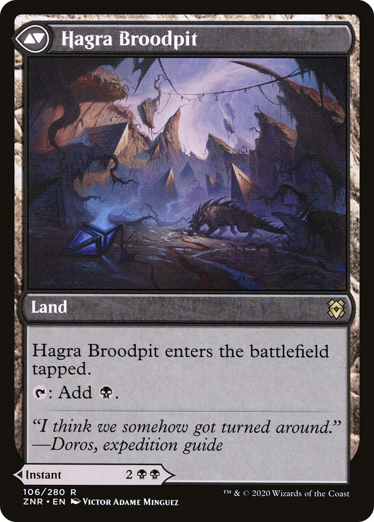 Hagra Mauling // Hagra Broodpit [Secret Lair: From Cute to Brute] | Cracking-Singles