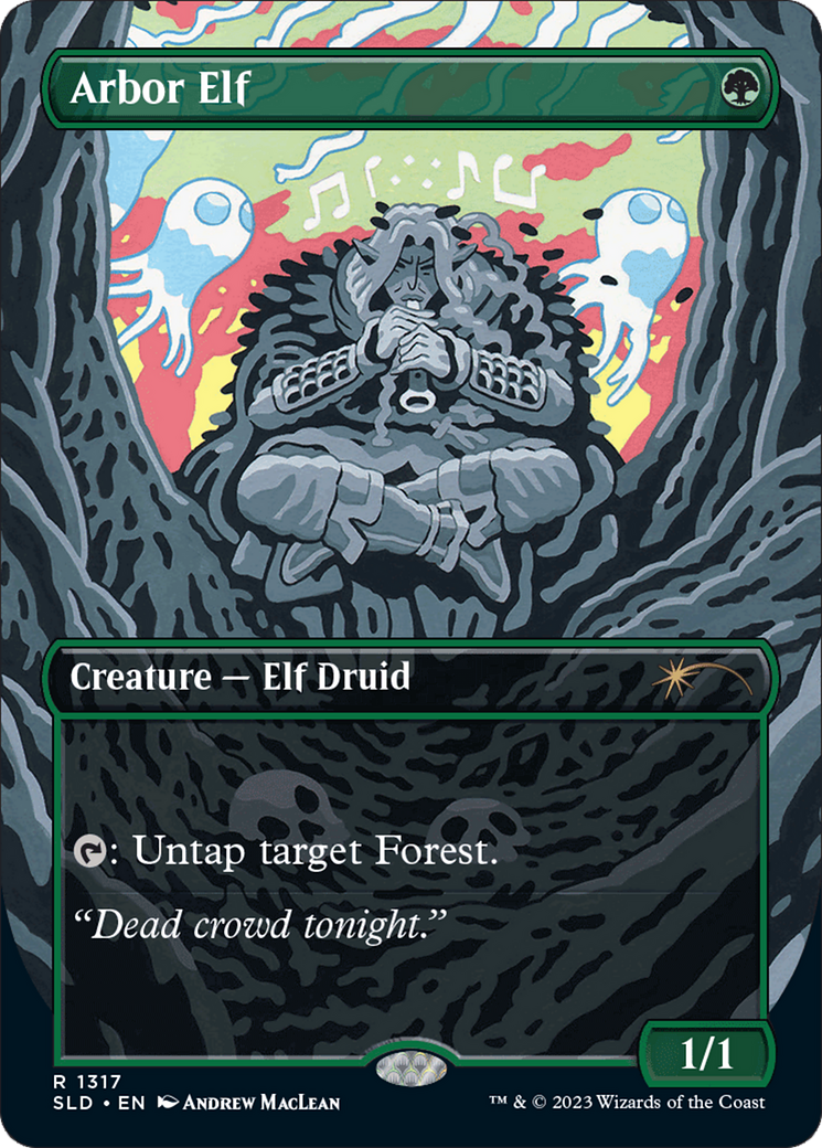 Arbor Elf (Rainbow Foil) [Secret Lair Drop Series] | Cracking-Singles