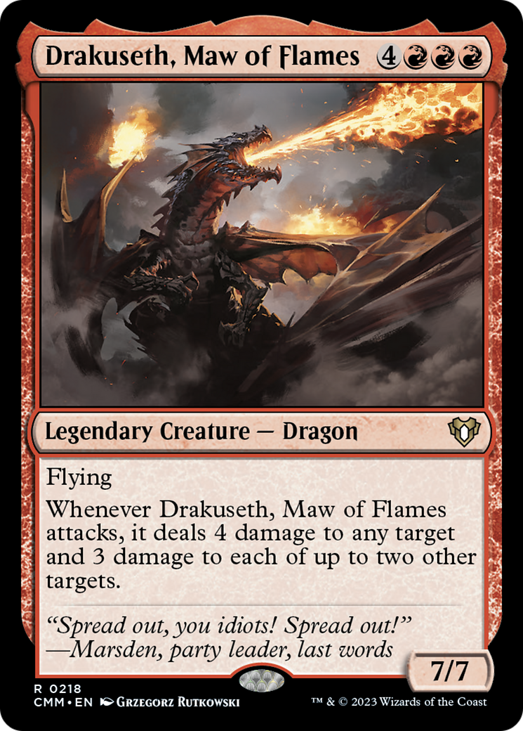 Drakuseth, Maw of Flames [Commander Masters] | Cracking-Singles