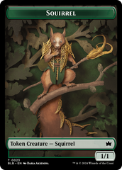 Squirrel // Food Double-Sided Token [Bloomburrow Tokens] | Cracking-Singles