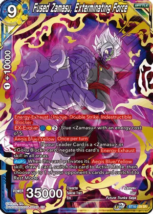 Fused Zamasu, Exterminating Force (BT16-129) [Realm of the Gods] | Cracking-Singles